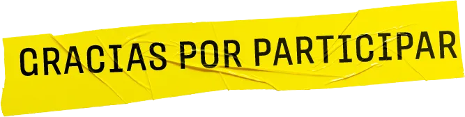 Gracias por participar